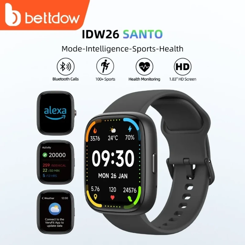 Smartwatch Bettdow GPS Alexa IP68 Bluetooth e Chamadas